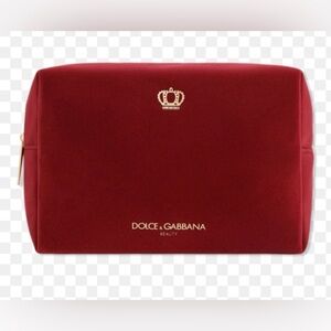 Dolce & Gabbana crown  Beauty makeup pouch bag travel